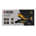 Домкрат гидравлический подкатной Denzel 51138, с фиксатором, в кейсе, 135 - 480 мм, 3 т 9319036 Домкрат гидравлический подкатной Denzel 51138, с фиксатором, в кейсе, 135 - 480 мм, 3 т 9319036