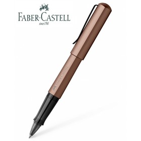 Ручка-роллер Faber-Castell Hexo, чёрная, 0,7 мм, шестигранная