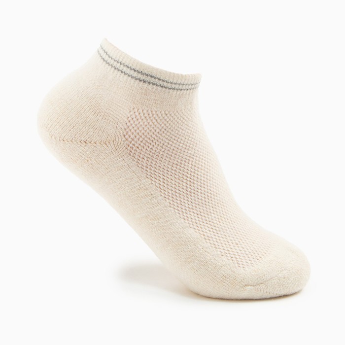 Носки женские укороченные «Soft merino», цвет белый, размер 35-37 - фото 46509