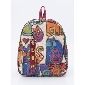 Рюкзак, отдел на молнии, цвет разноцветный 26,5х30х12,5см