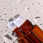 Флакон стеклянный для парфюма, с металлическим роликом, 2 мл, цвет коричневый/чёрный - фото 802507720