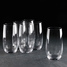 Набор стаканов для воды «Оптика», 490 мл, 6 шт