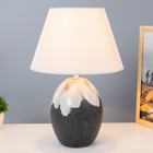 Настольная лампа "Вайли" E14 40Вт серый 25х25х28 см - фото 802513593