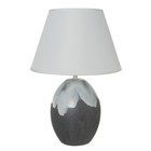 Настольная лампа "Вайли" E14 40Вт серый 25х25х28 см - фото 802513598