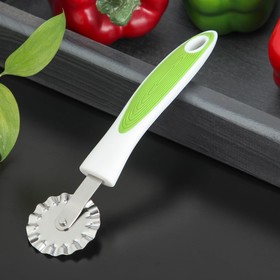 Нож для пиццы и теста Доляна Style, 18 см, ручка soft touch, без выбора цвета