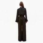 Комплект женский (жакет, брюки) MINAKU: Silk pleasure цвет черный, р-р 44 - фото 802554250