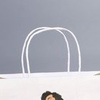 Пакет подарочный крафтовый «Счастье в улыбке», 22 × 25 × 12 см 7889213