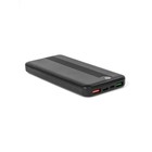 Внешний аккумулятор BYZ Power Bank W12, 10000 мАч, 2 USB, USB-C, 3А, быстрая зарядка, черный - фото 5885345