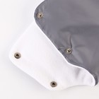 Муфта для рук флисовая, на кнопках, цвет серый - фото 107858038