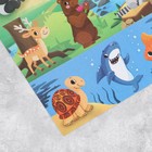 Наклейки бумажные «Животный мир» , 11 × 15,5 см (5 шт) - фото 802525018