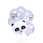 Набор из воздушных шаров «Любимые панды», фольга, латекс, набор 7 шт. - фото 5889372