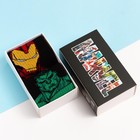 Набор носков "Avengers", Мстители, 2 пары, 18-20 см - фото 802563099