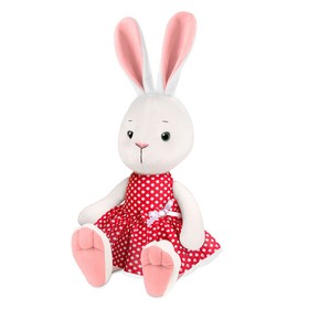 Мягкая игрушка «Крольчиха Молли в красном платье», 25 см