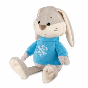 Мягкая игрушка «Кролик Клёпа в свитере», 25 см