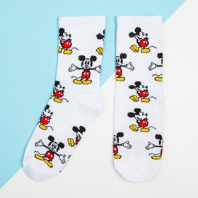 Носки для мальчика «Микки Маус», Disney, 20-22 см, цвет белый (2 шт)