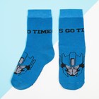 Носки для мальчика «Оптимус Прайм», Transformers, 16-18 см, цвет синий - фото 108116487