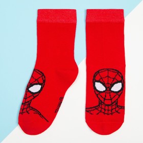Носки для мальчика «Человек-Паук», MARVEL, 20-22 см, цвет красный (2 шт)