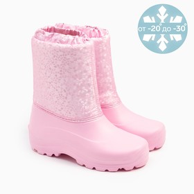 Сапоги женские зима, цвет розовый, размер 38-39