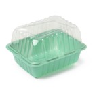 Мини-парник для рассады, 21,5 × 17 × 7,5 см, без вставок, зелёный 9303884