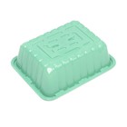 Мини-парник для рассады, 21,5 × 17 × 7,5 см, без вставок, зелёный 9303884