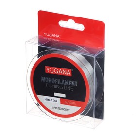 Леска монофильная YUGANA, Monolite clear, 0.25 mm, 100 m