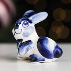 Сувенир "Кролик Прыгунок", гжель - фото 5934191