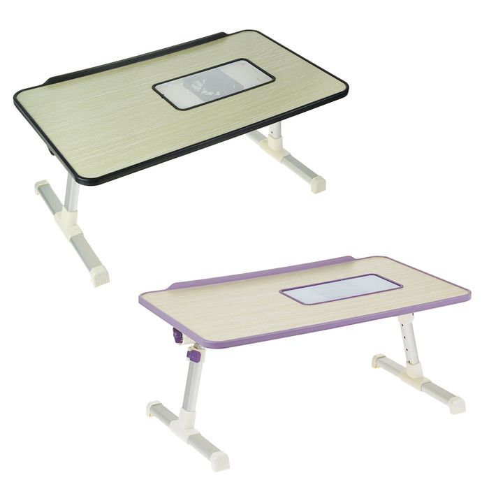 Охлаждающая подставка для ноутбука с упором, фиолетовая
