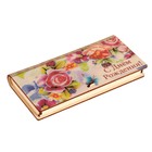 Конверт деревянный "С Днём Рождения!" розы, бабочки 9352750