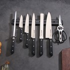 Набор ножей Samura HARAKIRI, 8 предметов: 5 ножей, мусат, ножницы, держатель для ножей - фото 7008973