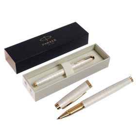 Ручка-роллер Parker Im Premium Pearl GT, жемчужная, подар/уп 2143646