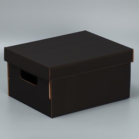 Складная коробка «Черная», 31,2 х 25,6 х 16,1 см