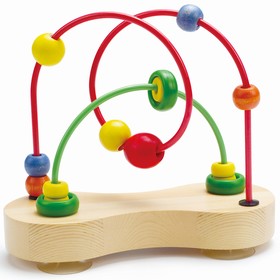 Игрушка детский деревянный лабиринт «Цветные шарики»