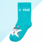 Носки KAFTAN "Cool", 22-24 см, цвет бирюзовый - фото 802617615