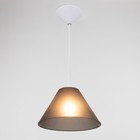 Подвес "Конус" 1х15Вт Е27 МОДЕЛЬ: BR 00262 белый/дымчатый 25х25х15см - фото 3490919