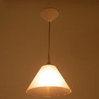 Подвес "Конус" 1х15Вт Е27 МОДЕЛЬ: BR 00262 белый/дымчатый 25х25х15см - фото 3490920