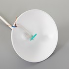 Подвес "Конус" 1х15Вт Е27 МОДЕЛЬ: BR 00266 белый/прозрачный 25х25х15см - фото 3490952