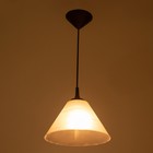 Подвес "Конус" 1х15Вт Е27 МОДЕЛЬ: BR 00268 черный/дымчатый 25х25х15см - фото 3490962