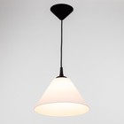 Подвес "Конус" 1х15Вт Е27 МОДЕЛЬ: BR 00273 черный/белый 25х25х15см - фото 3490996