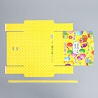 Складная коробка подарочная «С днём рождения», 20 х 18 х 5 см 9227554