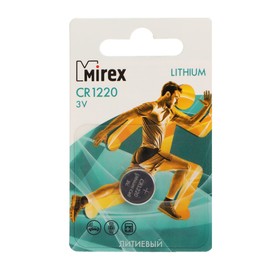 Батарейка литиевая Mirex, CR1220-1BL, 3В, блистер, 1 шт. в Донецке