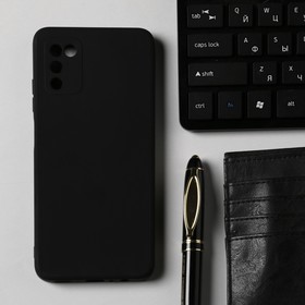 Чехол Innovation для Samsung A03S, силиконовый, матовый, черный