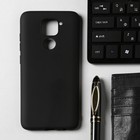 Чехол Innovation, для Xiaomi Redmi Note 9, силиконовый, матовый, черный - фото 4862100