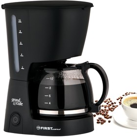 Кофеварка FIRST 5464-2, 750 Вт, 8 чашек, чёрная