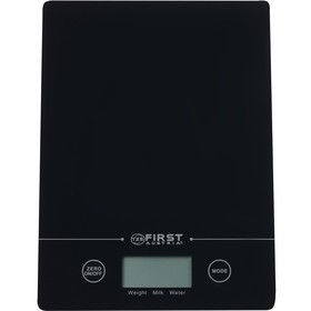 Весы кухонные FIRST 6400-BA, электронные, 5 кг, тарокомпенсация, калькулятор объема