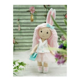 Набор для создания текстильной игрушки «Девочка - зайка»