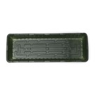 Мини-парник для рассады, 58 × 21 × 12 см, без вставок, тёмно-зелёный 9330793