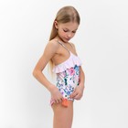 Купальный костюм слитный детский MINAKU с декором, рост 122-128 (4) - фото 802634105