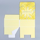 Коробка сборная «Мимоза», 15 х 15 х 7 см 9227611