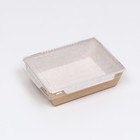 Упаковка, салатник с прозрачной крышкой, 16,5 х 12 х 4,5 см, 0,5 л, набор 20 шт - фото 5990153