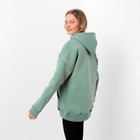 Худи с капюшоном НАЧЁС, цвет оливковый, размер 50 - фото 49887